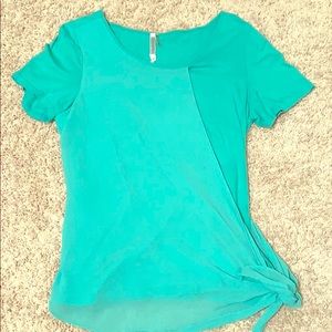 Aqaumarine short sleeved